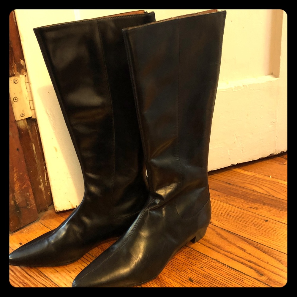J. Crew black boots size 9.5